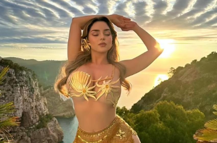 Demi Rose'a bir bakan bir daha baktı: Elbise mi yoksa çıplak mısın?