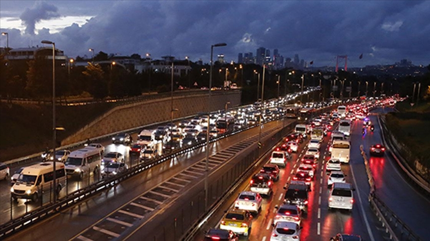 İstanbul'da trafik felç