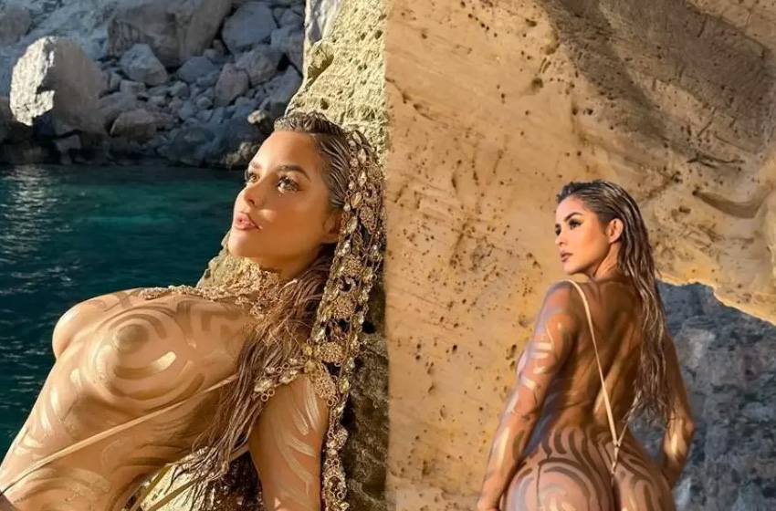 Demi Rose ip gibi iç çamaşırlarıyla yine büyüledi!