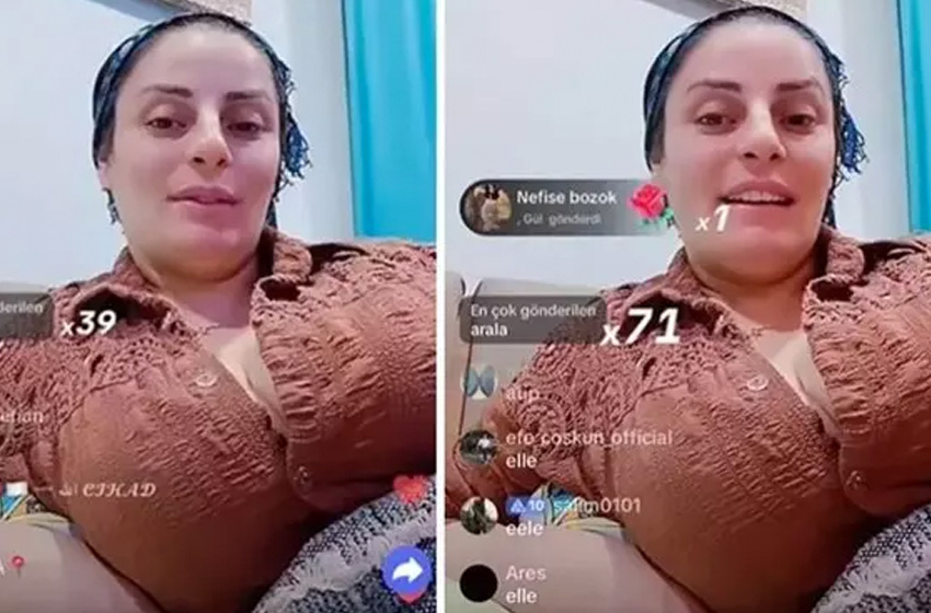 Dekolte vermek isterken düğmesi patladı! 'Laz Kızı' TikTok'u coşturdu...