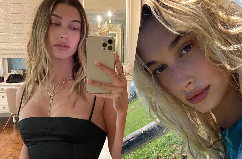 Hailey Baldwin Bieber’dan muhteşem dekolte pozu! Ateş ediyor…