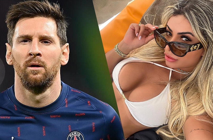 Janaina Prazeres, Messi için soyundu! İç çamaşırlı pozunu Messi’ye adadı…