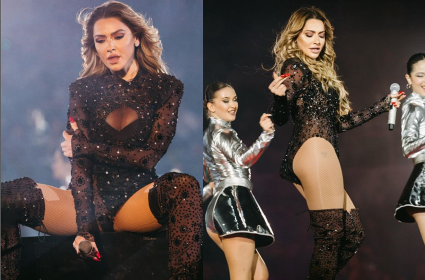 Hadise sahne için külot modasına uydu! 