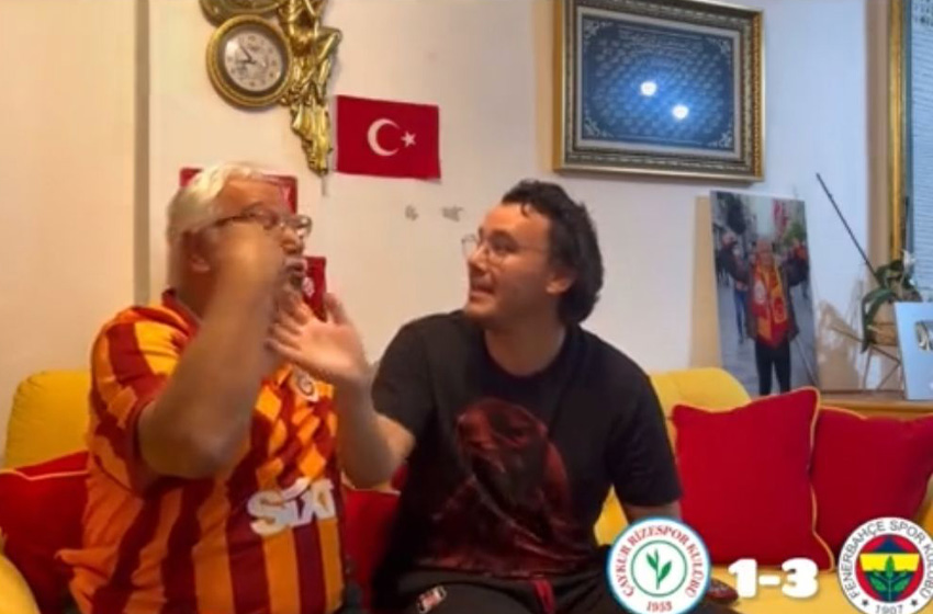 Galatasaray taraftarının Fenerbahçe maçına verdiği tepki gündem oldu