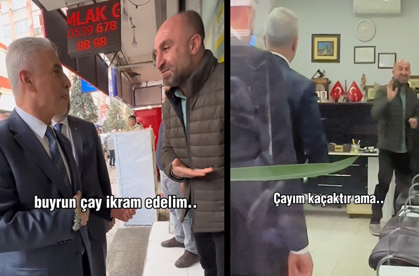 Böylesi görülmedi! Bakan'a kaçak çay ikram etti: 'Bu söylenir mi?'