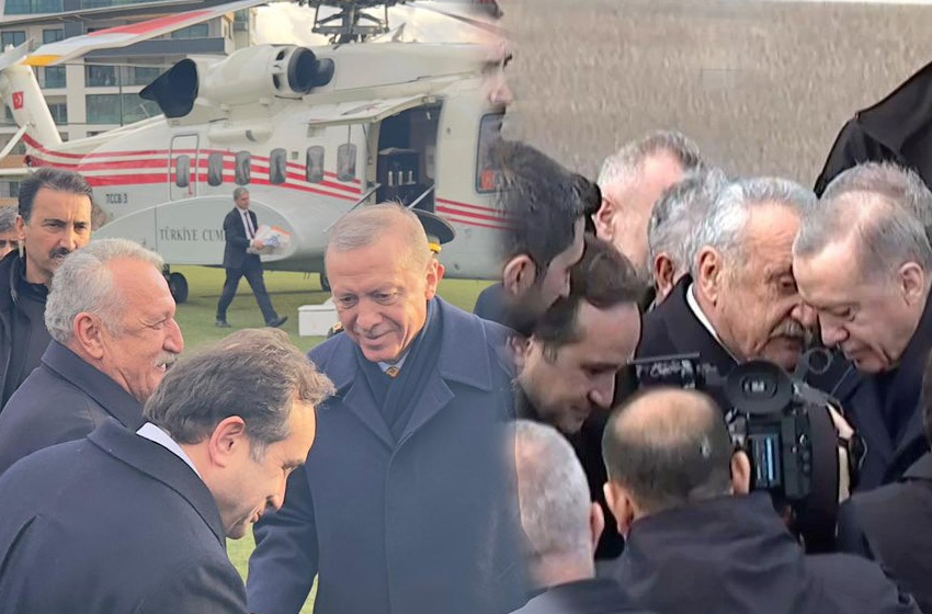 Eski bakan Mehmet Ağar, Elazığ'da Cumhurbaşkanı Erdoğan'ı karşılaşmış