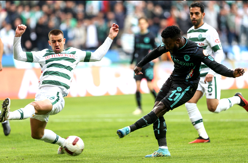 Konyaspor ile Adana'nın Demirspor'u yenişemedi 2-2