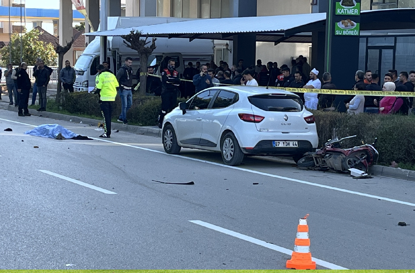 Antalya'da ölümlü trafik kazası