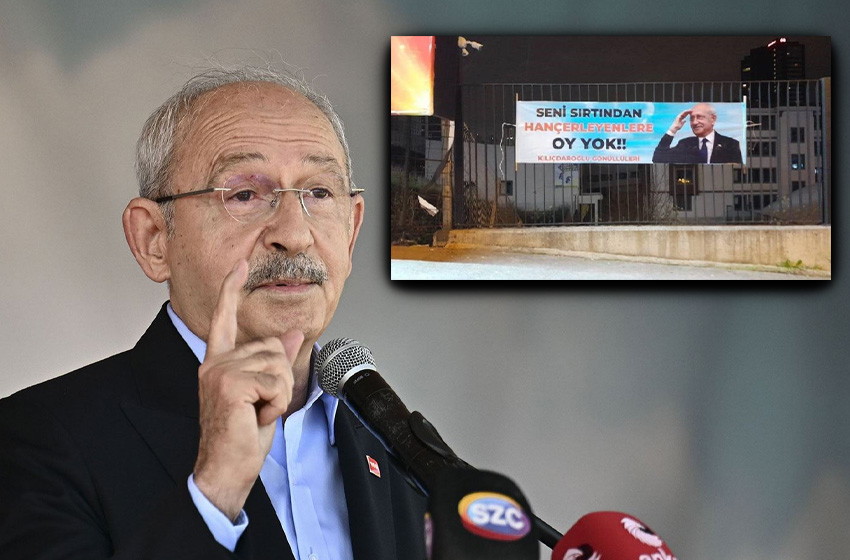 Kemal Kılıçdaroğlu pankart savaşı başlatmıştı! 'Açıklama geldi'