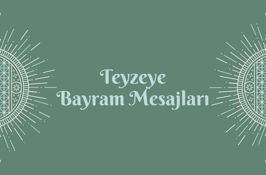 Teyzeye bayram mesajı 2024! Teyzeye duygusal ramazan bayramı tebrik mesajları