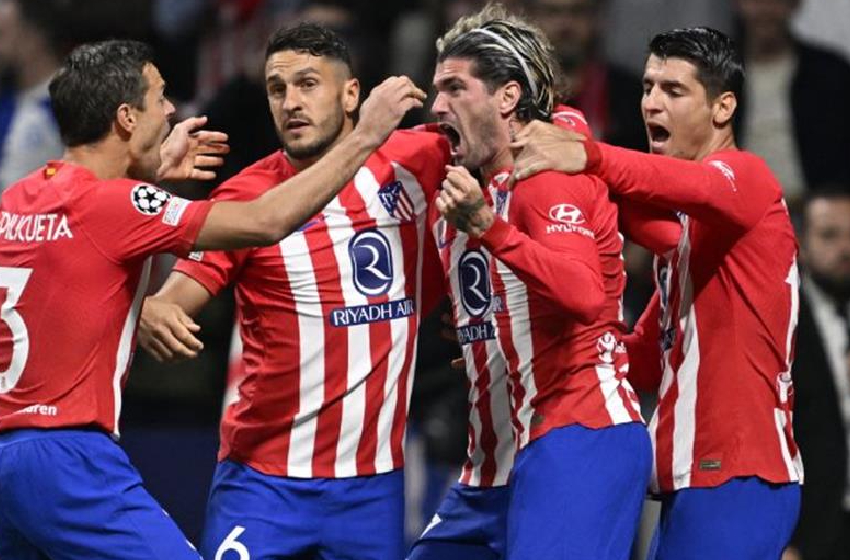 Atletico Madrid avantajı kaptı