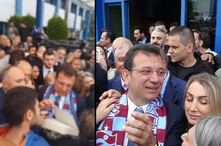 Bu ne sevgi! Ekrem İmamoğlu, Trabzon'da yürüyemedi