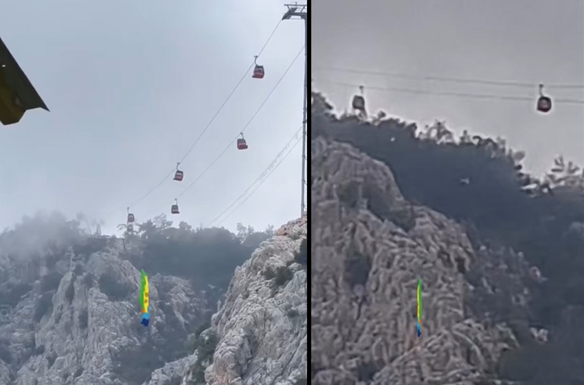 Havada facia! Antalya'da teleferik düştü: 1 ölü, 7 yaralı