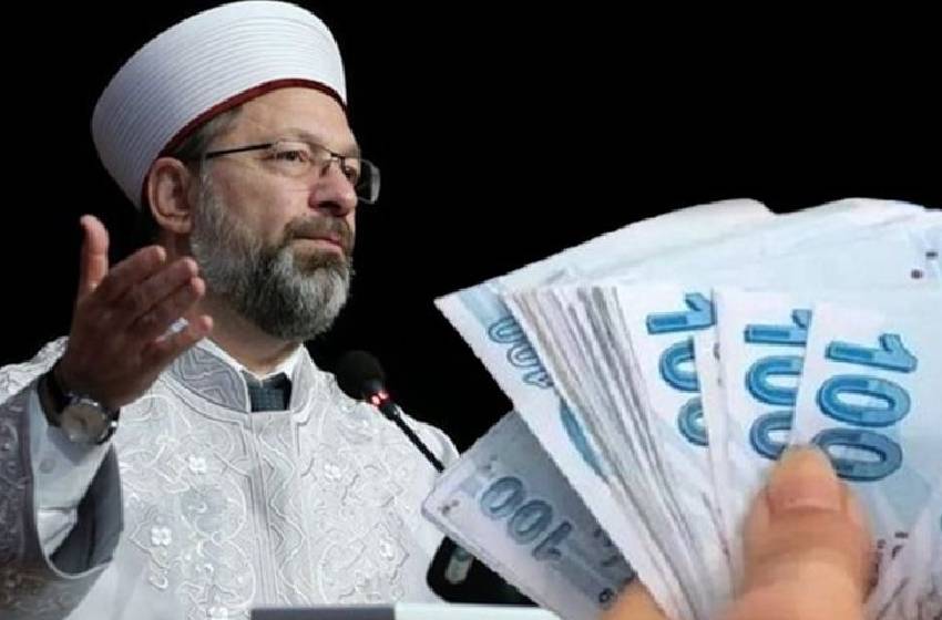 Diyanet işleri Başkanı Ali Erbaş'ın Özel kalemine rekor bütçe!